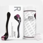 ZGTS 540 Needles Titanium Alloy Needles Derma Roller, Black/Purple, 3.00mm