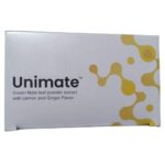 AuraNutrition unimate green mate leaf powder extract with lemon and ginger flavor